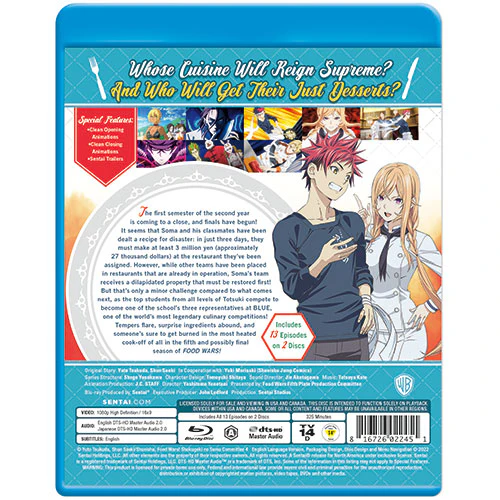 Food Wars! (Season 5) The Fifth Plate Complete Collection - Image 3