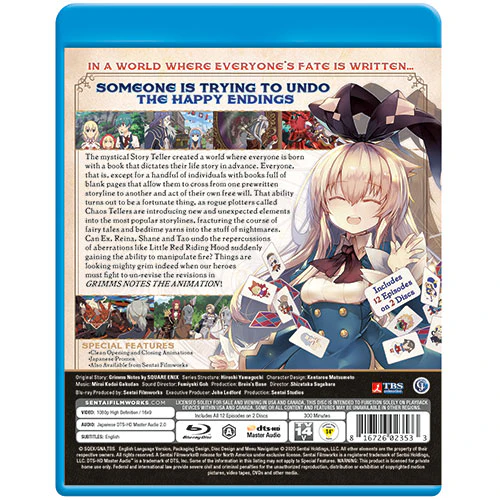 Grimms Notes the Animation Complete Collection - Image 3