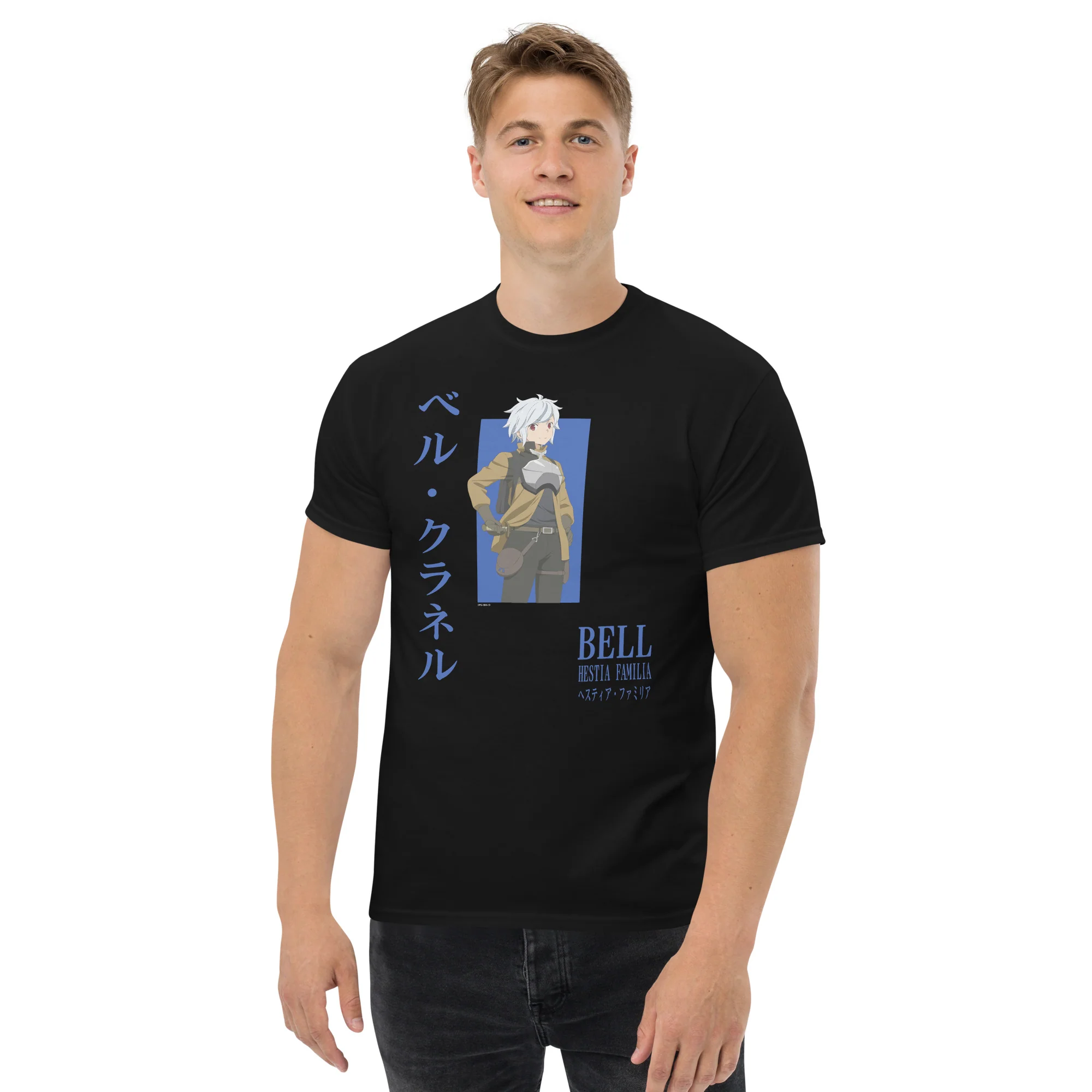Is It Wrong to Try to Pick Up Girls in a Dungeon? - Bell T-shirt - Image 2