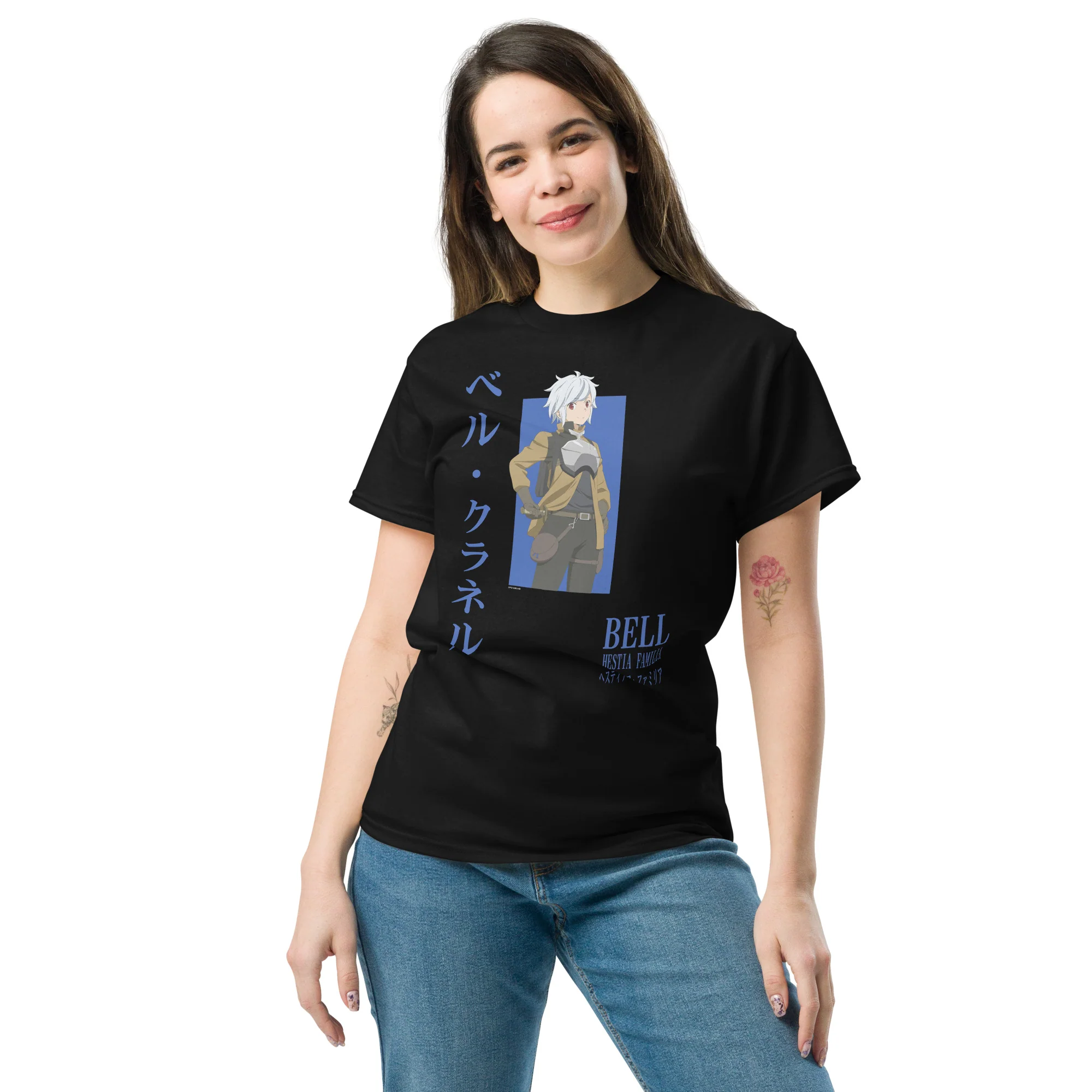 Is It Wrong to Try to Pick Up Girls in a Dungeon? - Bell T-shirt - Image 3