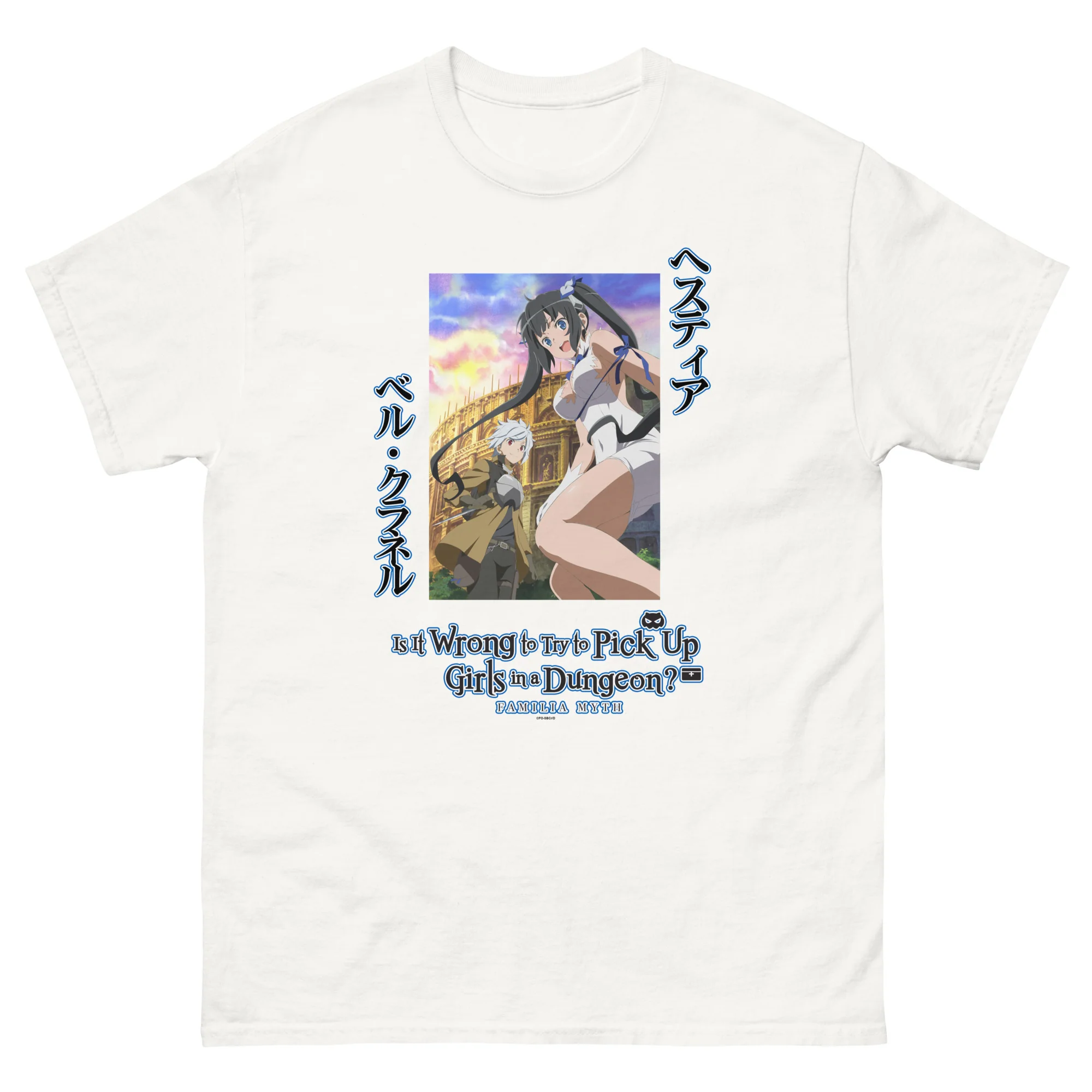 Is It Wrong to Try to Pick Up Girls in a Dungeon? - Familia Myth T-shirt