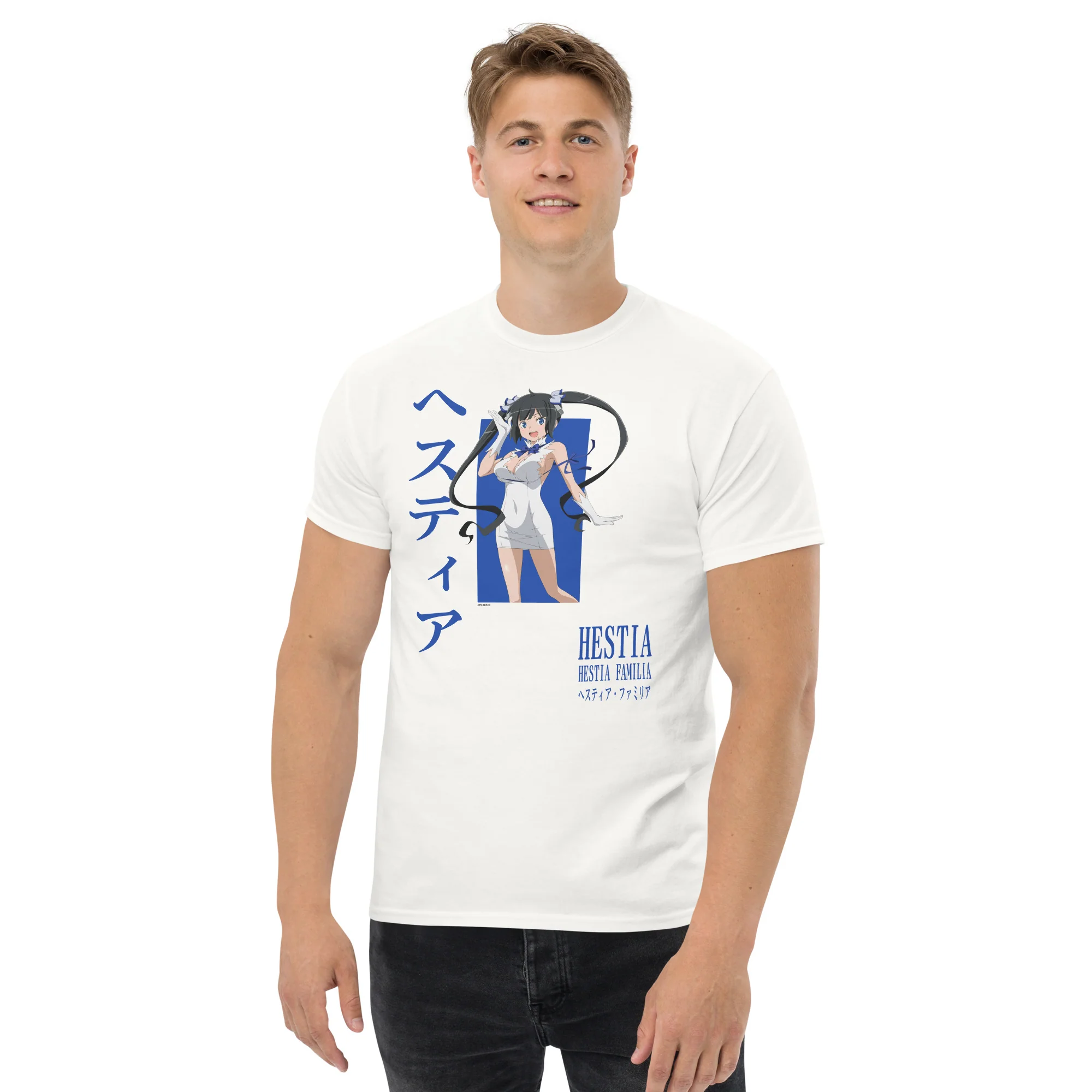 Is It Wrong to Try to Pick Up Girls in a Dungeon? - Goddess Hestia T-shirt - Image 3